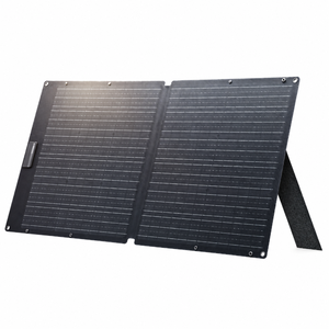 Panneau solaire monocristallin TOPCon 16BB pliable noir 100W, portable pour le camping en plein air - Product Image 3