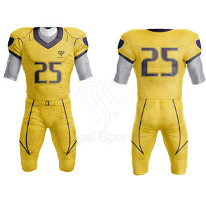 Fabricante de fábrica Uniforme de fútbol americano personalizado Último diseño Uniforme de fútbol americano - Product Image 1