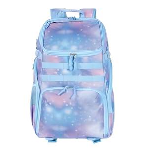 Mochila de baloncesto con estampado de logotipo de equipo de entrenamiento informal para uso en exteriores Mochila de baloncesto de Estilo Vintage deportivo de venta superior - Product Image 4