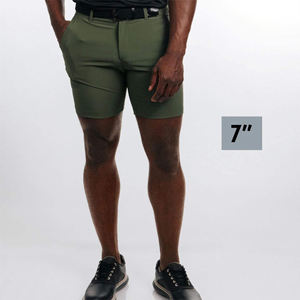 Pantalones cortos de golf para hombre con logotipo personalizado, ecológicos, impermeables, transpirables, de secado rápido, informales, para caminar, cintura de poliéster, híbridos con bolsillos - Product Image 2