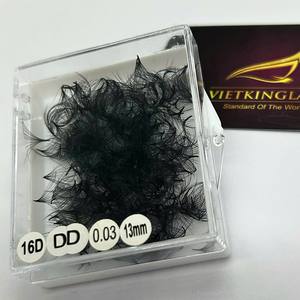 Handmade Synthetic 0.03mm-0.05mm Thickness Best Selling Premade Factory-Premium 10D-20D Volume Natural Long <b>Lashes</b> Extensions - Product Image 5