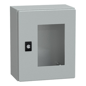 Set Pannello Schneider Electric NSYCRN325150T CRN con Porta Senza H300xW250xD150 IP66 IK10 RAL7035 Elettronica e Strumentazione - Product Image 1