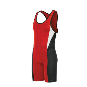 Design personnalisé et logo Sublimation vêtements de sport haltérophilie jeunes Singlet costume de lutte Singlet - Product Image 6