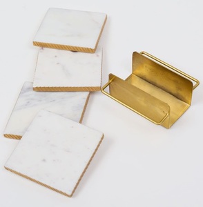 Sous-verres en bois de noyer personnalisés gratuits thé tasse à café porte-boissons vaisselle décorative maison mariage tasse Pad tapis et tampons - Product Image 2