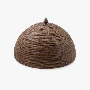 Couvre-plat en rotin fait à la main pour en-cas, pain, fruits, desserts, couvre-plat en bambou pour l'intérieur et l'extérieur - Product Image 2