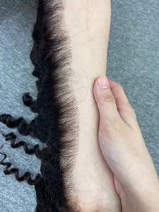 เวียดนามวิกผม100% มนุษย์แท้แบบหลวมผ้าสองชั้น HD สำหรับผู้หญิงผิวดำ - Product Image 2