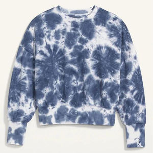 High Quality Acid Wash <b>Tie</b> <b>Dye</b> Crewneck <b>Sweatshirt</b> Plus Size Unique Design with Digital Printing for Winter - Product Image 2
