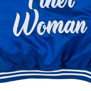 Zeta Royal giacca Vintage Bomber in raso stile greco abbigliamento con toppe a costine polsini True Fit Design 1920 classico stile Sorority