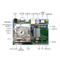 Motherboard Rk3288 dengan prosesor terintegrasi, kontrol mitra resmi Motherboard LVDS eDP dan MIPI