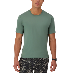 Camiseta de Manga Corta con Cuello Redondo para Hombre, Venta al por Mayor, Logotipo Personalizado, Camiseta Deportiva para Gimnasio, Camiseta de Manga Corta con Cuello Redondo de Corte Regular para Hombre - Product Image 6