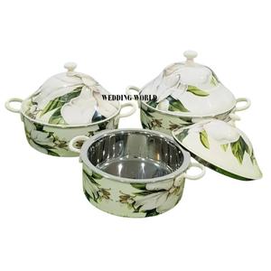 Casserole de luxe en nacre, faite à la main, de haute qualité, de forme ronde, nouveau chauffe-plat en métal - Product Image 6