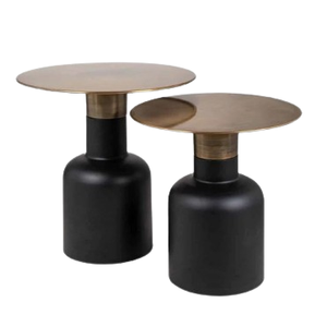 Fabricant fournisseur personnalisé noir poli table d'appoint décor à la maison meubles de campagne pour le salon de la ferme - Product Image 6