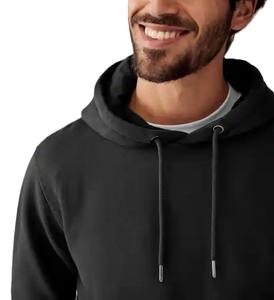 Sudadera con capucha para hombre de gran tamaño personalizada con tu propio logotipo, ropa de calle, Sudadera de felpa francesa Vintage para hombre, jersey con capucha de lana de algodón - Product Image 4