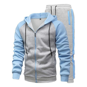 Survêtements 2 pièces grande taille Survêtements de sport pour hommes Logo personnalisé - Product Image 1