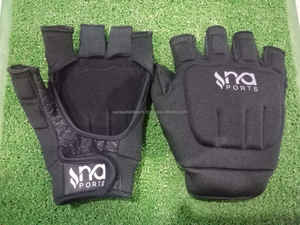 Gants de hurling de qualité supérieure pas cher prix Logo sur mesure anti-dérapant jeux de hurling gants de hurling demi-doigts gants de hurling - Product Image 5