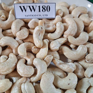 Prix usine Noyaux de cajou W180 SANTIGO Kaju Badam Noix de cajou à faible quantité minimale de commande W180 - Product Image 1