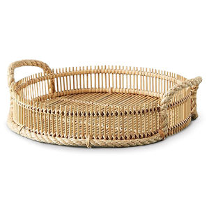 Bandeja otomana hecha a mano, vajilla superior, bandeja de mimbre de bambú, organizador de despensa, decoración del hogar, acento - Product Image 4