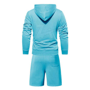 Nouveau modèle Ensemble de shorts pour homme Vêtements décontractés Ensemble de sweats à capuche et de shorts pour l'hiver Ensemble de sweats à capuche et de shorts pour homme - Product Image 3