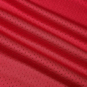 Jersey rojo de fútbol personalizado, tejido transpirable con diseño de cuello en V, Jersey ligero de práctica de fútbol - Product Image 5