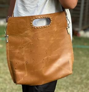 Sacs à main en cuir de vachette à la cire Sacs seau Design tendance Sacs de luxe pour femmes Sacs en cuir véritable pour femmes - Product Image 2