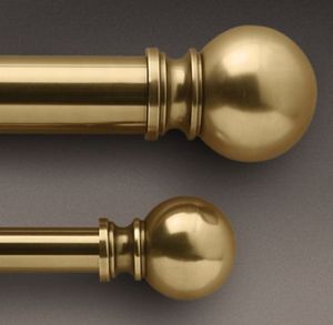 Embouts de tringle à rideau en métal artistique avec défilement offrant une touche élégante à la configuration du matériel de rideau de l'espace de vie - Product Image 5