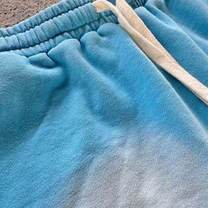 Nouveauté 2025 – Shorts de jogging décontractés en toile respirante pour homme, style vintage délavé à l'acide, avec logo personnalisé, vente en gros - Product Image 4