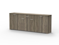 Buffet moderne à 4 portes et 1 tiroir en panneaux de bois, 3 étagères, pour salon, cuisine, bureau à domicile, rangement, modèle FURNIZONE 3205