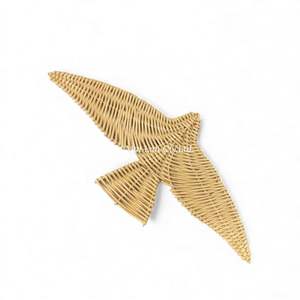 Decoración de Pared Bohemia Hecha a Mano con Aves Naturales Tejidas, Adorno Colgante de Animales para Cuarto de Bebé y Niños, de Vietnam - Product Image 2