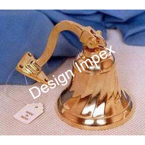 Métal artisanat bateau nautique cloche décoration murale aluminium laiton grandes cloches support de porte accessoires de décoration de la maison - Product Image 5