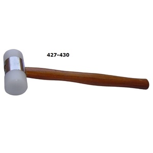 Marteau en nylon de haute qualité avec manche en bois, face de 3/4 pouce, utilisé pour la fabrication de bijoux, vente en gros, prix le plus bas, meilleur produit - Product Image 1