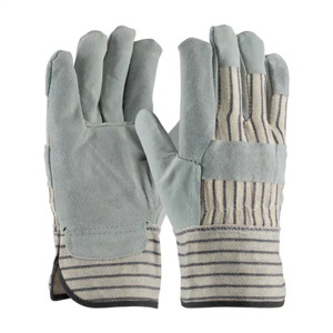 Guantes de seguridad industrial Forro de algodón de cuero dividido de vaca de alta resistencia Material de aramida Nuevo diseño canadiense para la protección de las manos del cuerpo - Product Image 5