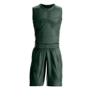 Uniforme de baloncesto de poliéster para hombre, personalizado, transpirable, de talla grande, conjunto de secado rápido, logotipo de equipo, número impreso de fábrica - Product Image 2