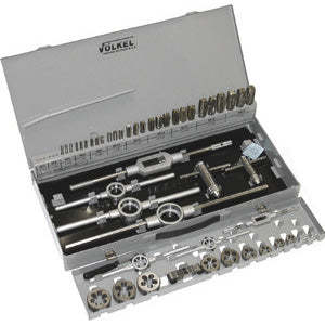 9390G Assorted Steel <b>Threading</b> <b>Tools</b> in a Box for Tap and Die Set & Hand <b>Tools</b> for Thread Cutting From M5 to M20 - Product Image 1