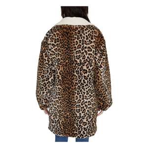 Cappotto in Finta Pelliccia di Visone Sierra da Donna Sanctuary, Taglia XS, Parka Marrone con Decorazioni Vintage, Bottoni, Opzioni Slim, Lungo o Corto, Imbottitura in Cotone - Product Image 2