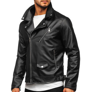 Vêtements de mode Veste en cuir décontractée de haute qualité/Veste en cuir coupe-vent respirante pour hommes - Product Image 3