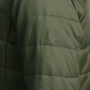 Veste matelassée d'hiver décontractée pour homme en gros personnalisée, logo personnalisé, service OEM, tissu en nylon uni teint de haute qualité - Product Image 6