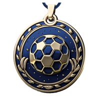 L'artisanat en métal fabrique des médailles et des trophées de football de sport