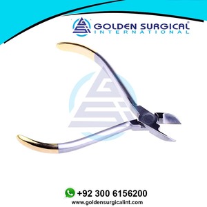 Alicates Cortadores de Ligaduras para Alambres de Ligadura de Ortodoncia Dental y Bandas Elásticas, Alicates Cortadores de Alambre Delgado de Acero Inoxidable - Product Image 3