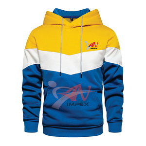 Sudadera con Capucha de Hombre, con Costuras Tricolor, de Alta Calidad, de Forro Polar para Invierno, con Impresión de Logotipo Personalizado, Impermeable y Ecológica - Product Image 1