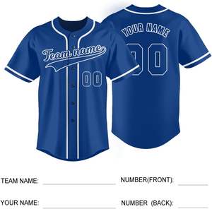 Maillot de baseball sublimé personnalisé de style vintage vêtements de sport en maille de polyester respirant pour les sports d'équipe - Product Image 4