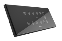Sistema de Control de Iluminación Inteligente para Hogar Fox Domotics FDL Negro WiFi NFC con Control por Voz (Google Home Alexa) para 3 Encendidos/Apagados