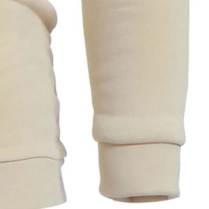 Venta caliente 100% algodón polar en blanco liso pulóver chándales de gran tamaño hombres 2 piezas pantalones de chándal sudaderas con capucha conjunto de chándales para hombres - Product Image 4