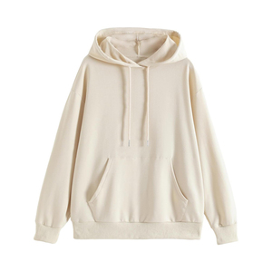 Nueva llegada de invierno para mujer, sudaderas con capucha de gran tamaño para mujer, hombros caídos, algodón de peso pesado, manga larga, estampado Digital, letras, forro polar - Product Image 1