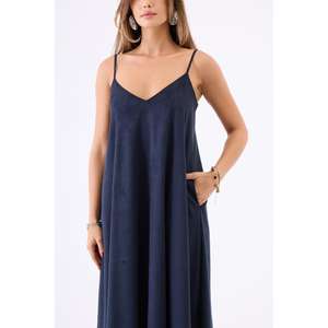 Robe bleu marine 7506 - Élément de mode simple - Product Image 3