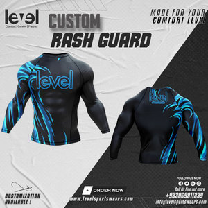 Personalizado impreso Bjj Rash Guard Sublimado Rash Guard Fabricante Diseña tu Propio Rash Guard Tela Spandex Rashguards - Product Image 2