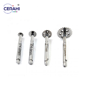 Perceuse dentaire CE OEM et kit d'accessoires Lames de scie chirurgicale en acier inoxydable pour implants de coupe d'os et instruments de chirurgie buccale - Product Image 2