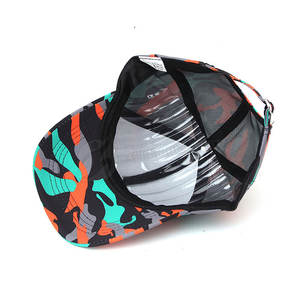 Fabrication pakistanaise de haute qualité Chapeaux de baseball en coton personnalisés Tissu imprimé de conception unique imperméable pour le sport en plein air - Product Image 5