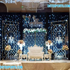 Mur de bougie Unique pour scène de réception nouveau design décoration de mariage mur de bougie Lavish réception de mariage mur de bougie - Product Image 6