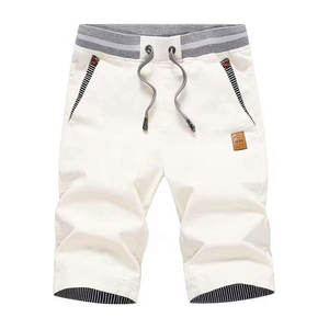 Pantalones cortos transpirables de secado rápido 100% algodón ecológicos para hombre, pantalones cortos de tenis, pantalones cortos deportivos informales para exteriores, Verano - Product Image 1