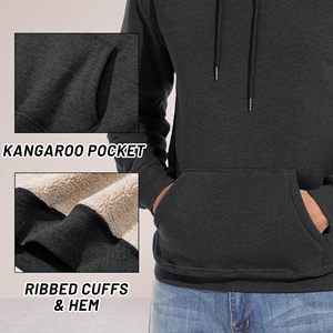 Sweats à capuche surdimensionnés pour hommes personnalisés de bonne qualité Sweat-shirt d'hiver en vrac vierge Pull-over Sweats à capuche pour hommes Respirant et durable - Product Image 5